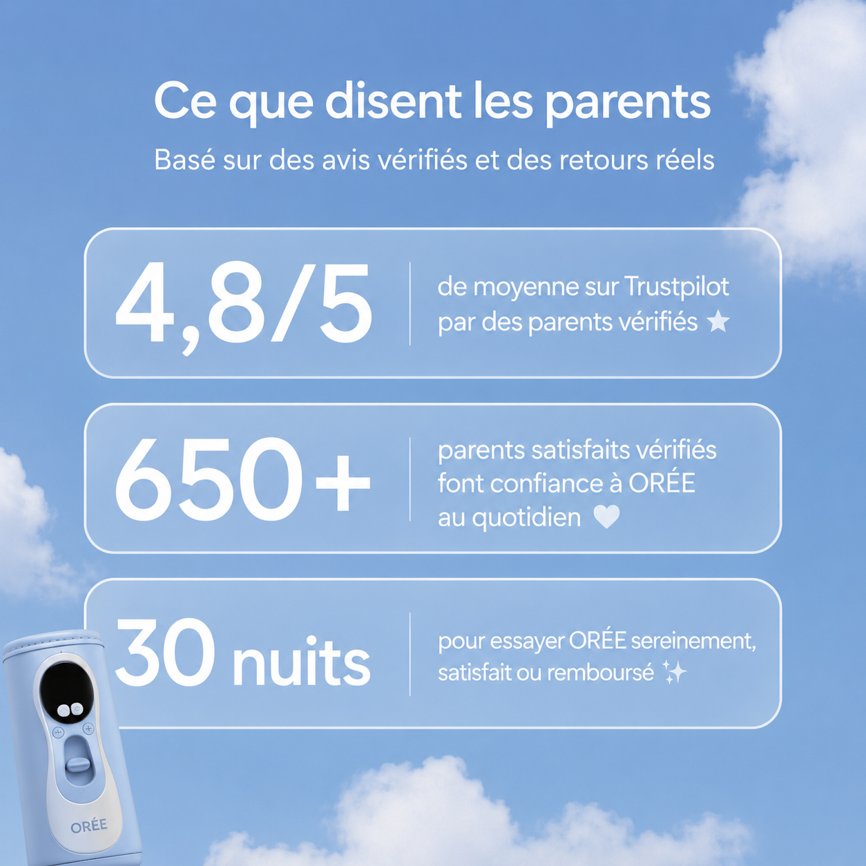 Chauffe-biberon portable ORÉE