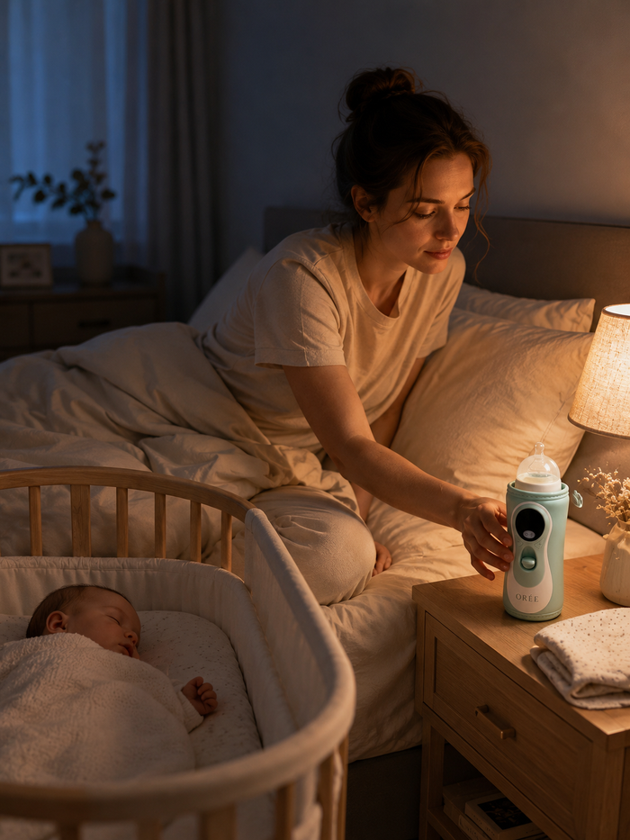 Moins d'étapes entre le réveil de bébé et son biberon
