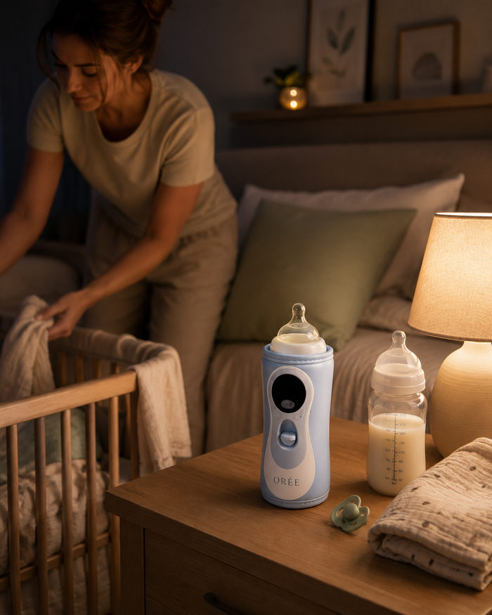 Le nécessaire peut être préparé près du lit avant de vous coucher